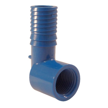 Blue Twister Apollo Blue Twister 3/4 in. Insert in to X 1/2 in. D FPT Acetal Elbow 1 pk ABTFE1234